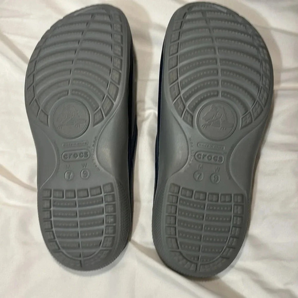 Crocs Slide Slip-on Sandals Navy men’s 7/women’s 9 - Picture 5 of 9